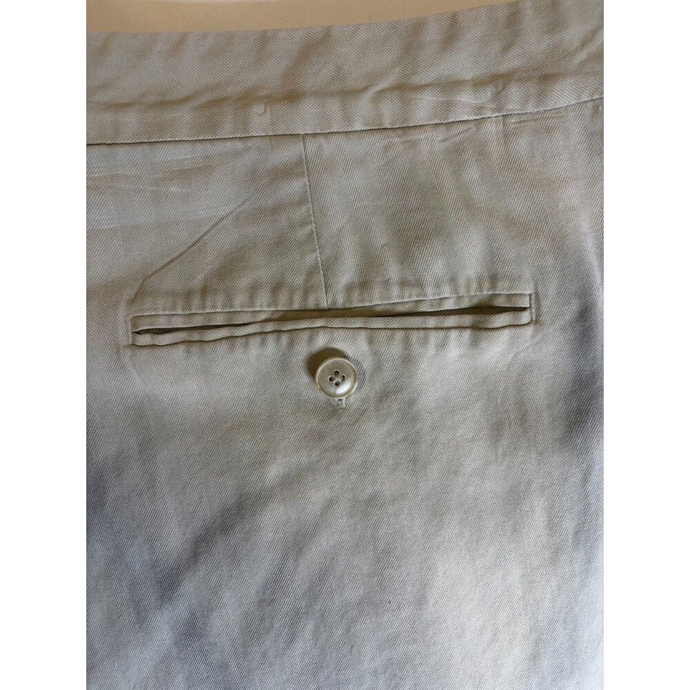 Tommy Bahama Mens Size 40 Tan Pleated Shorts Silk Blend Beige Khaki Casual Beach - Picture 9 of 12
